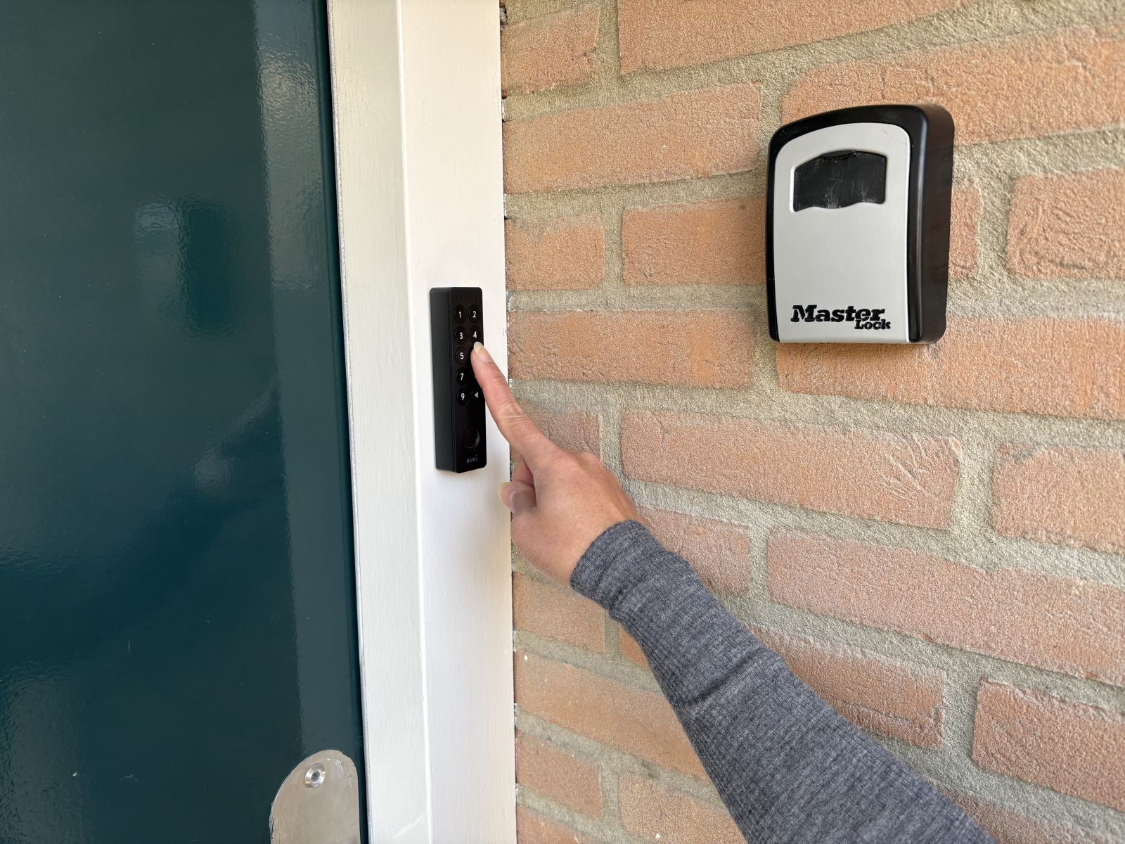 Type in the code we send you by email